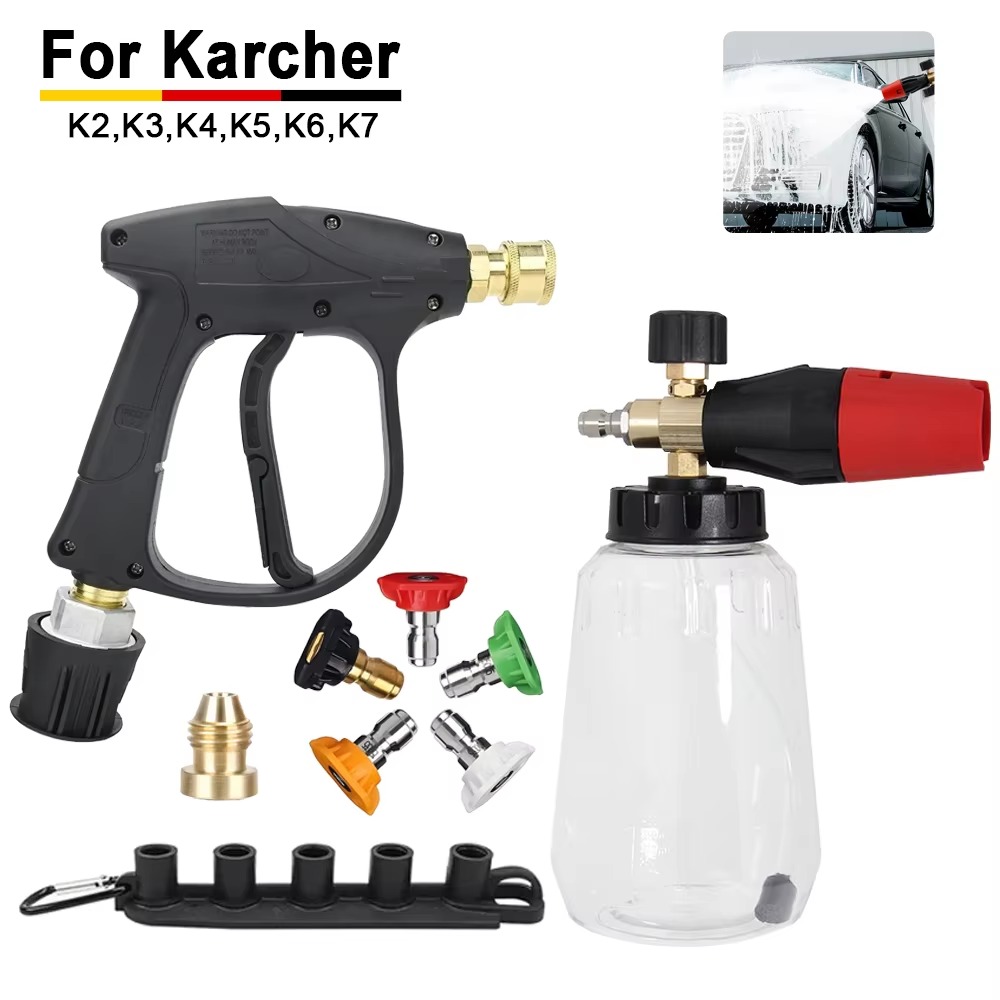 Pressure Washer Foam Gun - Kar Köpüğü Tabancası Kılıfı Seti Karcher