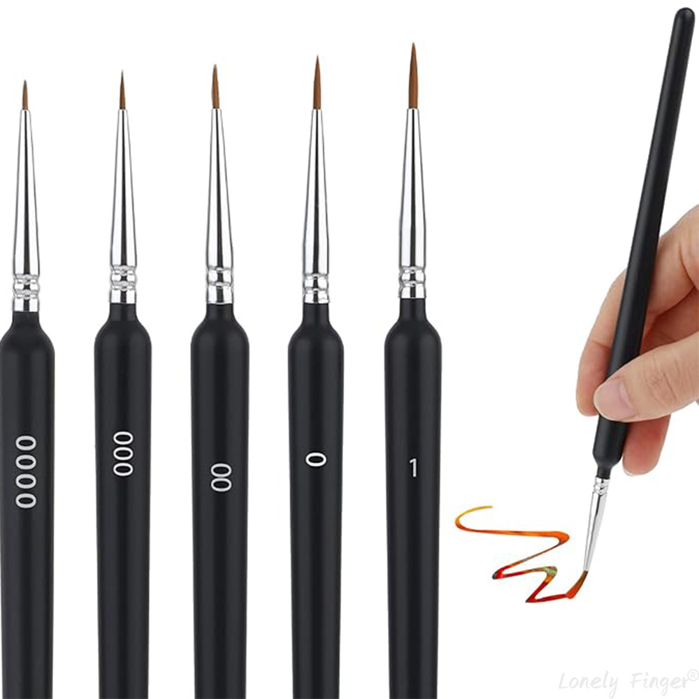 Detailing Brush Set - 5/11 Adet Boya Fırçaları Seti, Minyatür