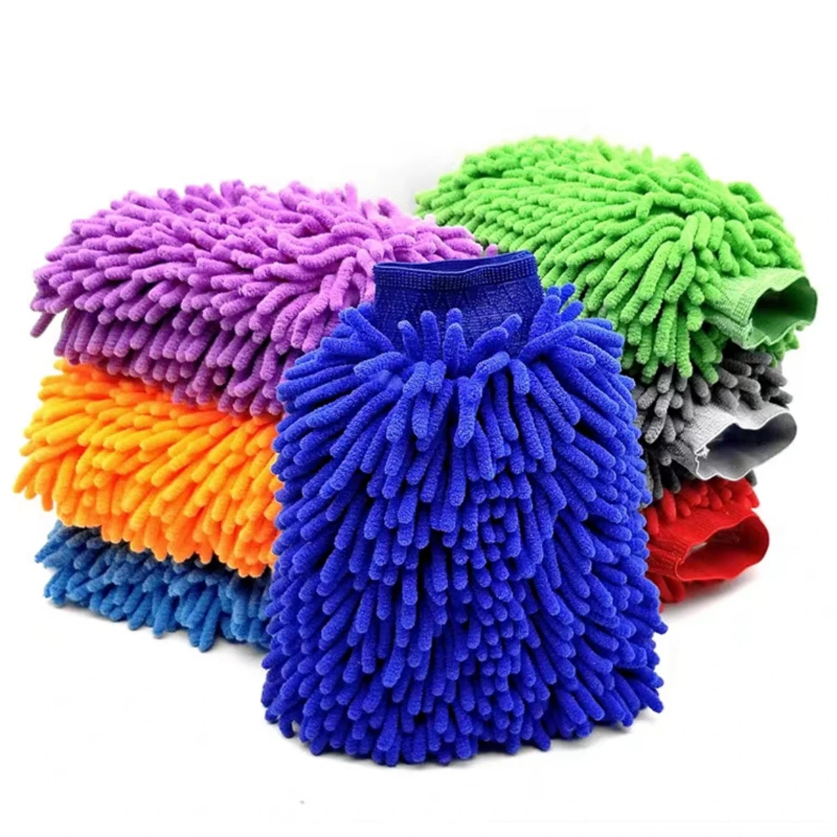 Detailing Brush Set - 1/2 adet araba yıkama eldiveni mercan