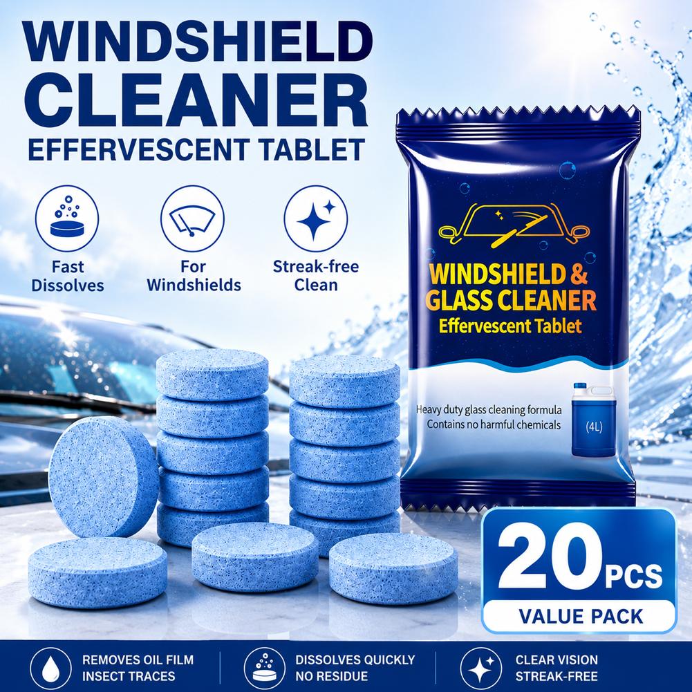 Araba ön camı yıkama efervesan - Glass Cleaner Streak incelemesi ve fiyatı