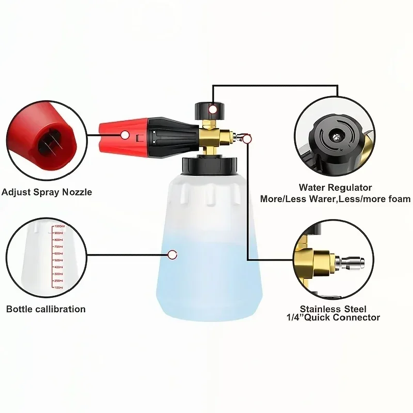 Yüksek Basınçlı PA Köpük Taban - Foam Cannon Car Wash incelemesi ve fiyatı